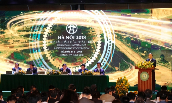 Thủ tướng Nguyễn Xuân Phúc dự Hội nghị Hợp tác Đầu tư và Phát triển Hà Nội